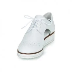 Chaussures Femme Derbies Regard RIXAMU V1 NAPPA BLANC Blanc -Derbies Soldes 11740631 500 C