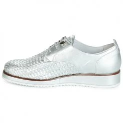 Chaussures Femme Derbies Regard RIXIZA V2 TRES METALCRIS PLATA Argenté -Derbies Soldes 11740634 500 D