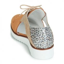 Chaussures Femme Derbies Regard RIXULO V3 VEL CAMEL Marron -Derbies Soldes 11740638 500 E