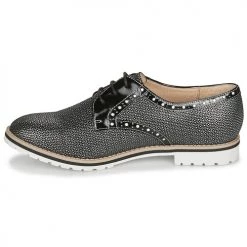 Chaussures Femme Derbies André DERIVEUR Argentéé -Derbies Soldes 13477775 500 D