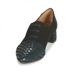 Chaussures Femme Derbies Chie Mihara ROLY Noir / Vert -Derbies Soldes 15479744 500 C