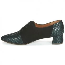 Chaussures Femme Derbies Chie Mihara ROLY Noir / Vert -Derbies Soldes 15479744 500 D