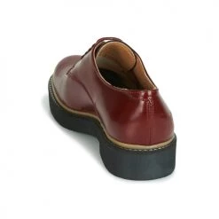 Chaussures Femme Derbies Kickers OXFORK Rouge -Derbies Soldes 15500454 500 E