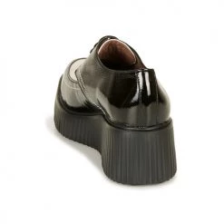 Chaussures Femme Derbies Wonders E6204-LACK-NEGRO-MILK Noir / Blanc -Derbies Soldes 15558634 500 E