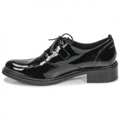Chaussures Femme Derbies Regard ROAZU V2 VERNIS Noir -Derbies Soldes 15577827 500 D