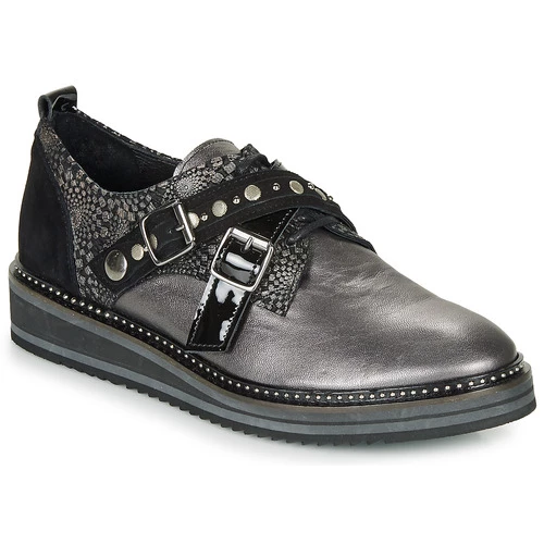 Chaussures Femme Derbies Regard ROCTALOU V1 MET Gris 1 Chaussures Femme Derbies Regard ROCTALOU V1 MET Gris
