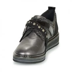 Chaussures Femme Derbies Regard ROCTALOU V1 MET Gris 7 Chaussures Femme Derbies Regard ROCTALOU V1 MET Gris -Derbies Soldes 15577831 500 C