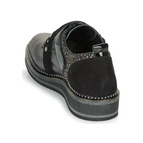 Chaussures Femme Derbies Regard ROCTALOU V1 MET Gris 5 Chaussures Femme Derbies Regard ROCTALOU V1 MET Gris – Image 5