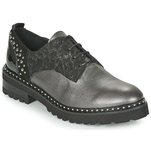 Chaussures Femme Derbies Philippe Morvan DIVON V2 Gris 1 Chaussures Femme Derbies Philippe Morvan DIVON V2 Gris
