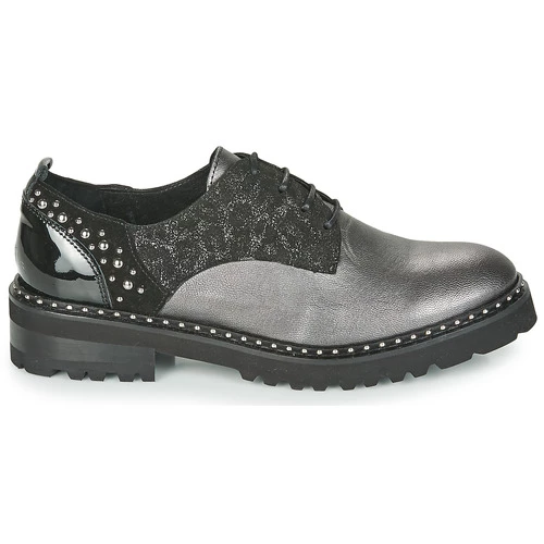 Chaussures Femme Derbies Philippe Morvan DIVON V2 Gris 2 Chaussures Femme Derbies Philippe Morvan DIVON V2 Gris – Image 2