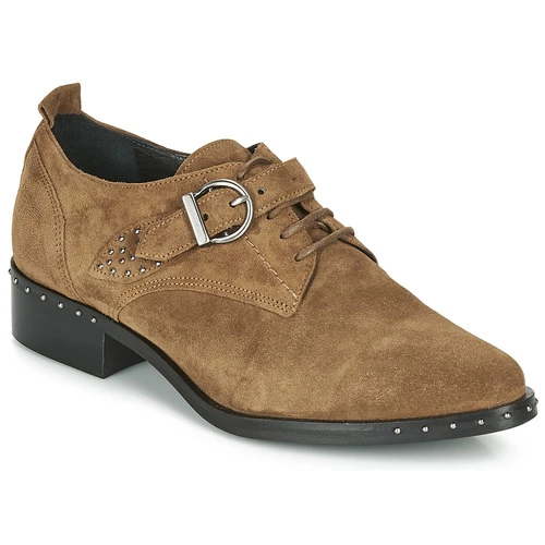 Chaussures Femme Derbies Philippe Morvan SAND V4 CRTE VEL Camel 1 Chaussures Femme Derbies Philippe Morvan SAND V4 CRTE VEL Camel