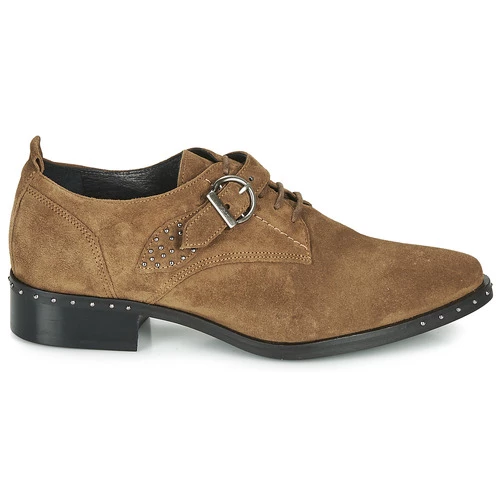 Chaussures Femme Derbies Philippe Morvan SAND V4 CRTE VEL Camel 2 Chaussures Femme Derbies Philippe Morvan SAND V4 CRTE VEL Camel – Image 2