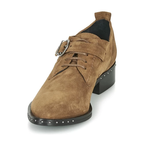 Chaussures Femme Derbies Philippe Morvan SAND V4 CRTE VEL Camel 3 Chaussures Femme Derbies Philippe Morvan SAND V4 CRTE VEL Camel – Image 3