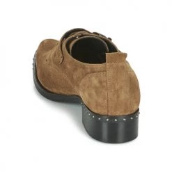 Chaussures Femme Derbies Philippe Morvan SAND V4 CRTE VEL Camel 9 Chaussures Femme Derbies Philippe Morvan SAND V4 CRTE VEL Camel -Derbies Soldes 15577853 500 E