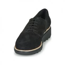 Chaussures Femme Derbies Clarks SHARON NOEL Noir -Derbies Soldes 15704784 500 C