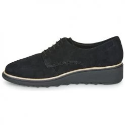 Chaussures Femme Derbies Clarks SHARON NOEL Noir -Derbies Soldes 15704784 500 D