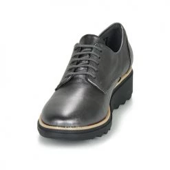 Chaussures Femme Derbies Clarks SHARON NOEL Argent -Derbies Soldes 15704785 500 C