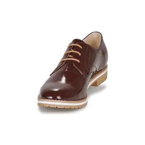 Chaussures Femme Derbies André CICERON Rouge 3 Chaussures Femme Derbies André CICERON Rouge – Image 3