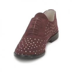 Chaussures Femme Richelieu Meline DERMION BIS Bordeaux 7 Chaussures Femme Richelieu Meline DERMION BIS Bordeaux -Derbies Soldes 158692 500 C
