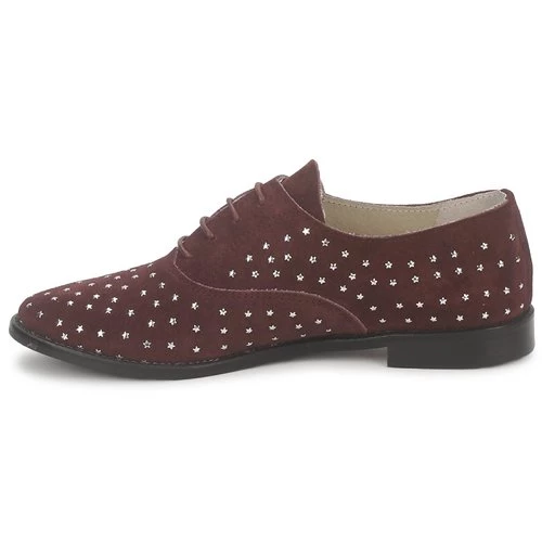 Chaussures Femme Richelieu Meline DERMION BIS Bordeaux 4 Chaussures Femme Richelieu Meline DERMION BIS Bordeaux – Image 4