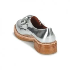 Chaussures Femme Derbies Jeffrey Campbell CALVERT Argent -Derbies Soldes 1590611 500 E