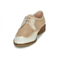 Chaussures Femme Derbies Hispanitas LONDRES Beige / Blanc -Derbies Soldes 16513887 500 C