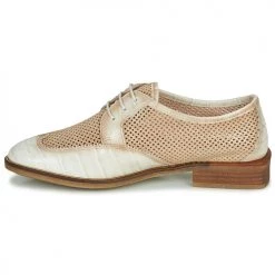 Chaussures Femme Derbies Hispanitas LONDRES Beige / Blanc -Derbies Soldes 16513887 500 D