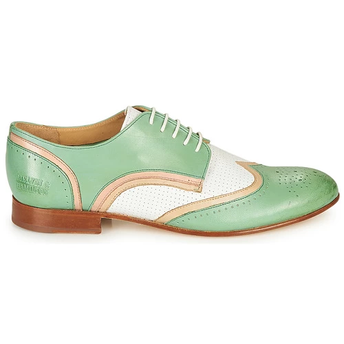 Chaussures Femme Derbies Melvin & Hamilton SALLY 15 Vert / Blanc / Beige 2 Chaussures Femme Derbies Melvin & Hamilton SALLY 15 Vert / Blanc / Beige – Image 2