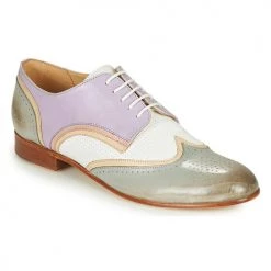 Chaussures Femme Derbies Melvin & Hamilton SALLY 15 Bleu / Blanc / Beige