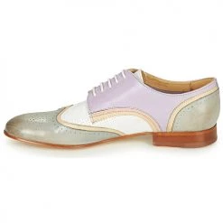Chaussures Femme Derbies Melvin & Hamilton SALLY 15 Bleu / Blanc / Beige -Derbies Soldes 16721422 500 D