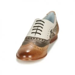 Chaussures Femme Derbies Melvin & Hamilton SONIA 1 Marron / Beige -Derbies Soldes 16721426 500 C