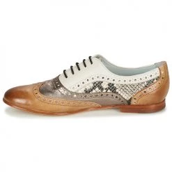 Chaussures Femme Derbies Melvin & Hamilton SONIA 1 Marron / Beige -Derbies Soldes 16721426 500 D
