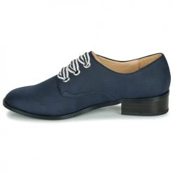 Chaussures Femme Derbies André MONTSERRAT Bleu 8 Chaussures Femme Derbies André MONTSERRAT Bleu -Derbies Soldes 16734996 500 D
