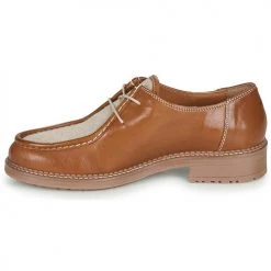 Chaussures Femme Derbies André ETIENNE Beige -Derbies Soldes 16846384 500 D