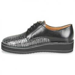Chaussures Femme Derbies Karston ORPLOU Noir / Gris -Derbies Soldes 17546987 500 D