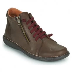 Chaussures Femme Derbies Casual Attitude NELIO Marron