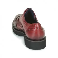 Chaussures Femme Derbies Dorking VENUS Rouge -Derbies Soldes 18640476 500 E