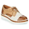 Chaussures Femme Derbies Mam'Zelle KIGALI Blanc / Marron