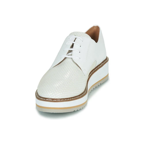 Chaussures Femme Derbies Karston ORPLOU Blanc 3 Chaussures Femme Derbies Karston ORPLOU Blanc – Image 3