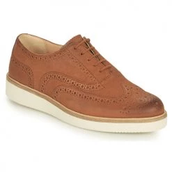 Chaussures Femme Derbies Clarks BAILLE BROGUE Camel