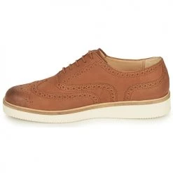 Chaussures Femme Derbies Clarks BAILLE BROGUE Camel -Derbies Soldes 18858106 500 D