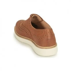 Chaussures Femme Derbies Clarks BAILLE BROGUE Camel -Derbies Soldes 18858106 500 E