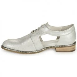 Chaussures Femme Derbies Regard GORBIO Argenté -Derbies Soldes 18906810 500 D