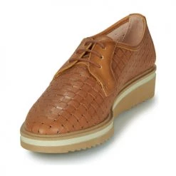 Chaussures Femme Derbies Hispanitas NICOLE Marron -Derbies Soldes 18953072 500 C