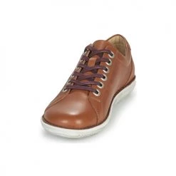 Chaussures Femme Derbies Casual Attitude OULETTE Camel -Derbies Soldes 18978819 500 C