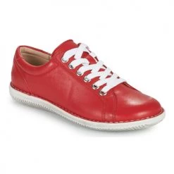 Chaussures Femme Derbies Casual Attitude OULETTE Rouge
