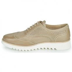 Chaussures Femme Derbies NeroGiardini SUZZE Beige -Derbies Soldes 19236446 500 D