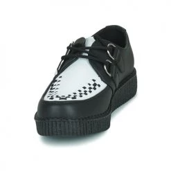 Chaussures Derbies TUK VIVA LOW TOE CREEPER Noir / Blanc -Derbies Soldes 19824296 500 C