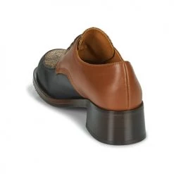Chaussures Femme Derbies Chie Mihara TUDU Marron / Noir -Derbies Soldes 19900680 500 E