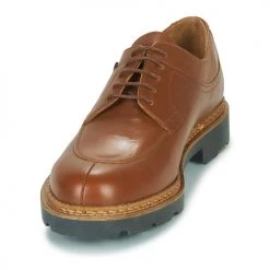 Chaussures Femme Derbies Pellet LURON Marron -Derbies Soldes 20735156 500 C